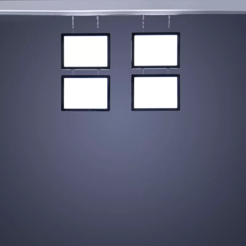 2x A4 - LS - LED Window Display - 2C x 2R