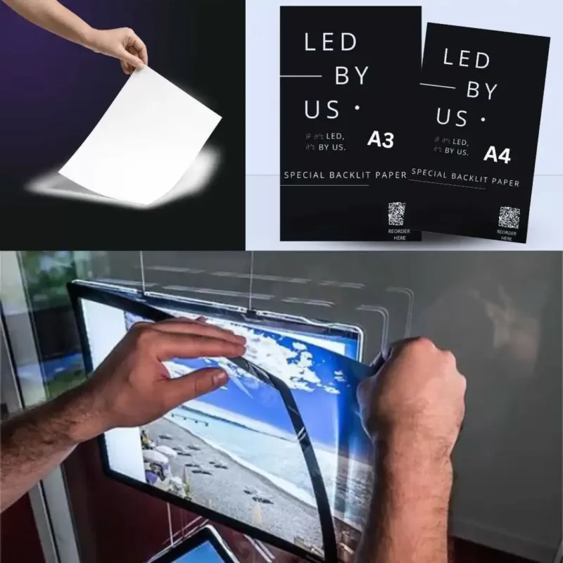 LED Backlit Paper